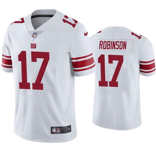 Men's New York Giants #17 Wan'Dale Robinson White Vapor Limited Stitched Jersey
